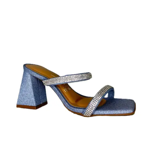 TAMANCO FEMININO TIRA PRONTA STRASS VIZZANO