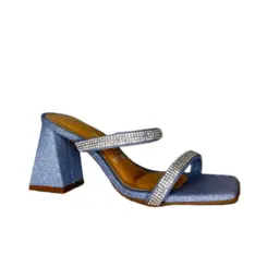 TAMANCO FEMININO TIRA PRONTA STRASS VIZZANO