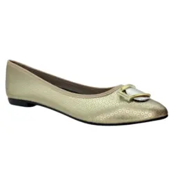 SAPATILHA MOLECA CASUAL DOURADA