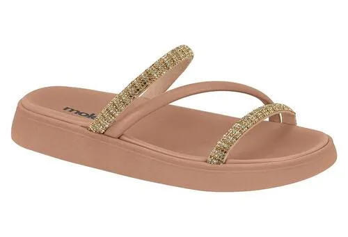 SANDALIA TIRA PRONTA ENFEITE IMPORTADO MOLECA PEACH