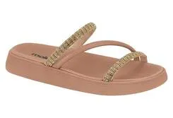SANDALIA TIRA PRONTA ENFEITE IMPORTADO MOLECA PEACH